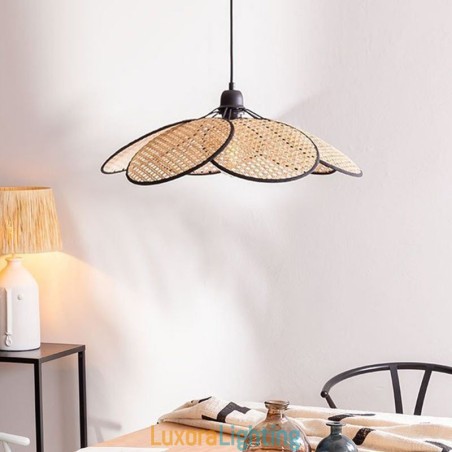 Designer Touch Decorative Pendant Light Natural Simple Hand Weaved lamp