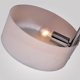 Designer Touch Decorative Modern Contemporary Chrome Metal Chandelier Flush Mount