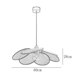 Designer Touch Decorative Pendant Light Natural Simple Hand Weaved lamp