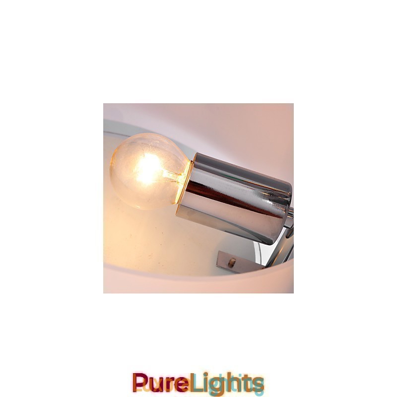 Designer Touch Decorative Modern Contemporary Chrome Metal Chandelier Flush Mount