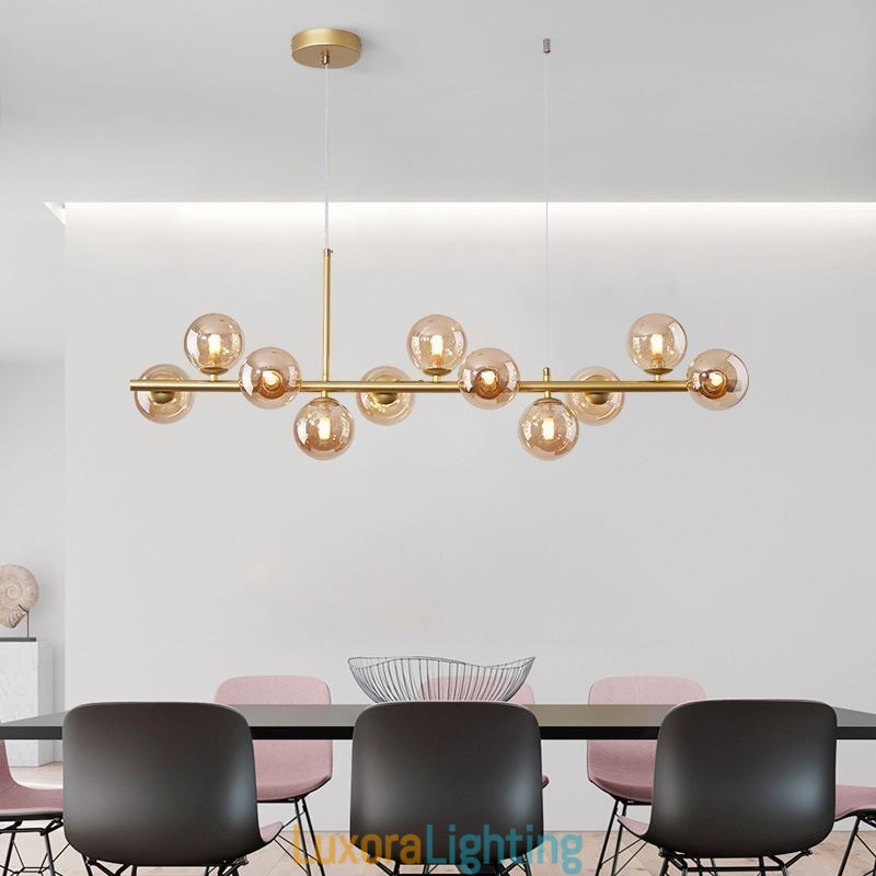 Designer Touch Decorative Pendant Light Magic Beans Molecular Glass Ceiling Light