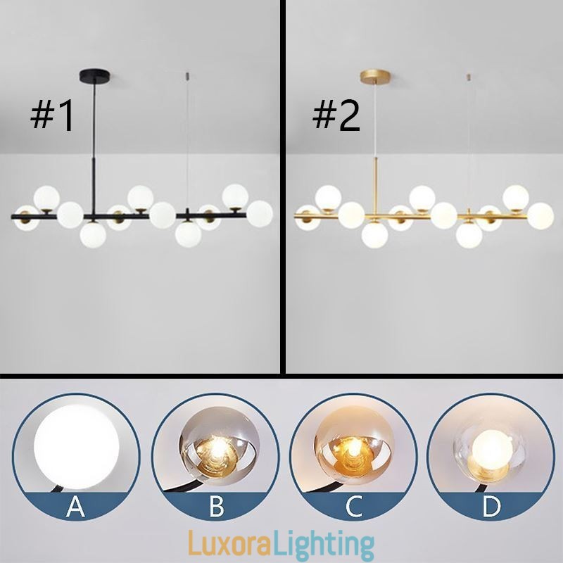 Designer Touch Decorative Pendant Light Magic Beans Molecular Glass Ceiling Light