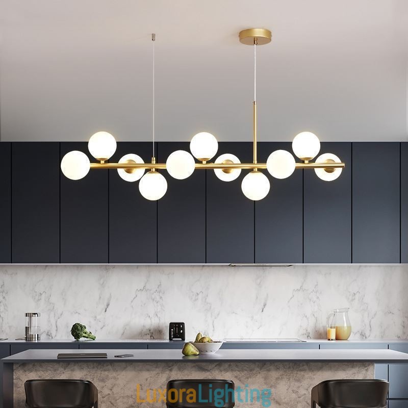 Designer Touch Decorative Pendant Light Magic Beans Molecular Glass Ceiling Light