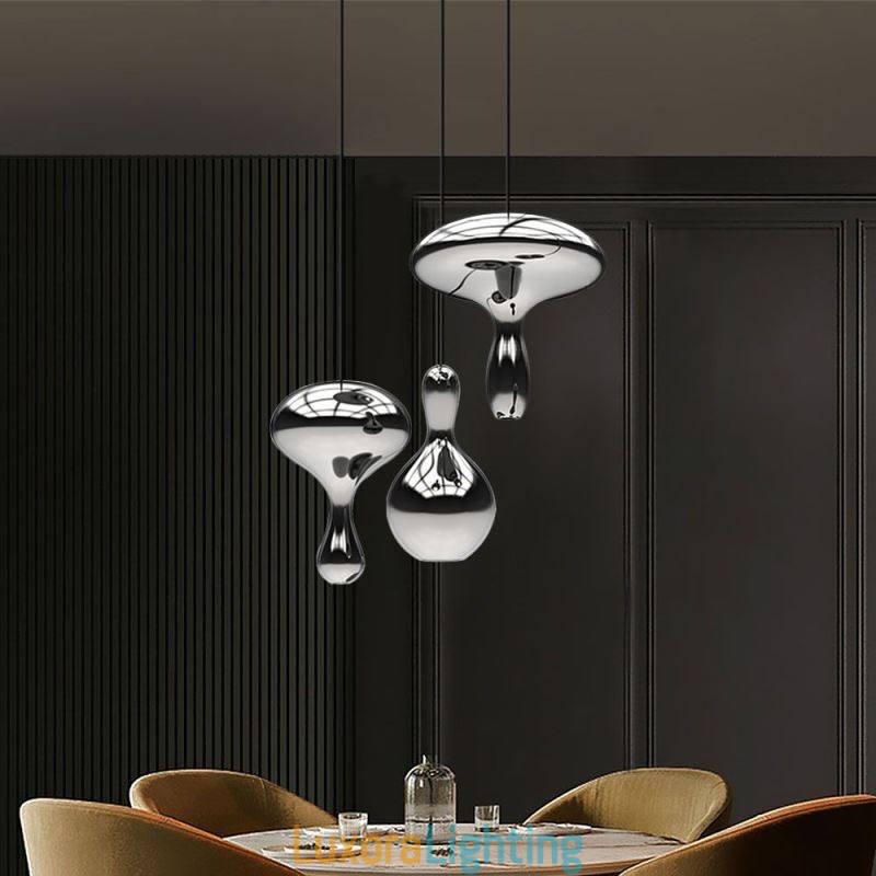 Designer Touch Decorative Creative Pendant Light Modern Simple Electroplated Glass Small Ceiling Light