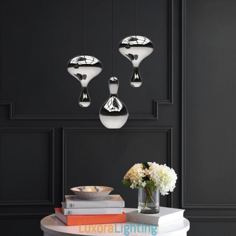 Designer Touch Decorative Creative Pendant Light Modern Simple Electroplated Glass Small Ceiling Light