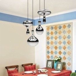 Designer Touch Decorative Creative Pendant Light Modern Simple Electroplated Glass Small Ceiling Light