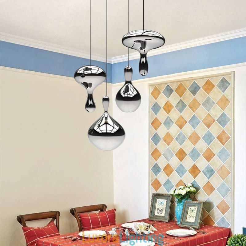 Designer Touch Decorative Creative Pendant Light Modern Simple Electroplated Glass Small Ceiling Light