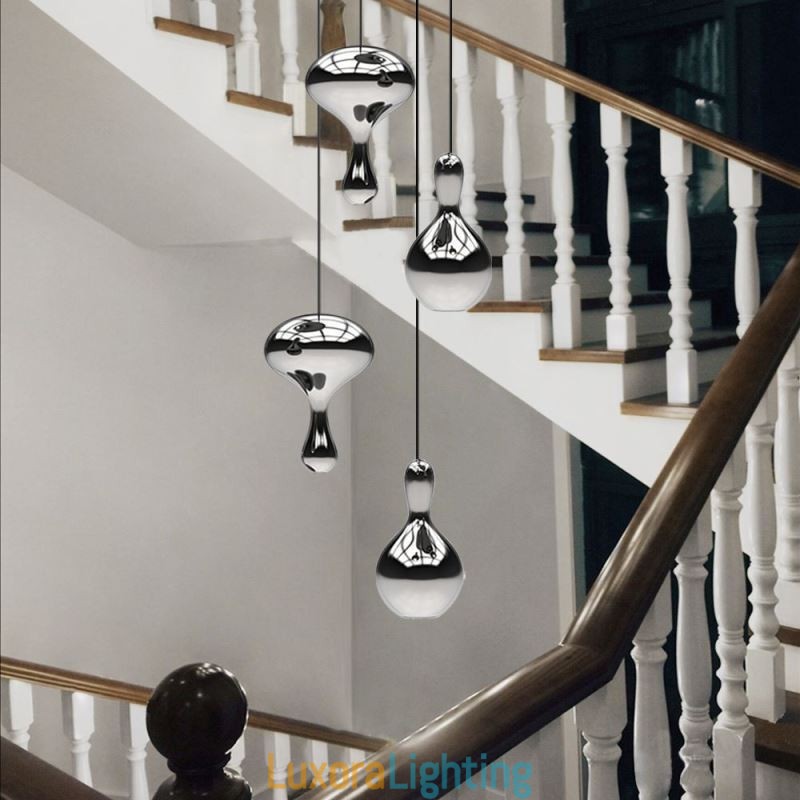 Designer Touch Decorative Creative Pendant Light Modern Simple Electroplated Glass Small Ceiling Light