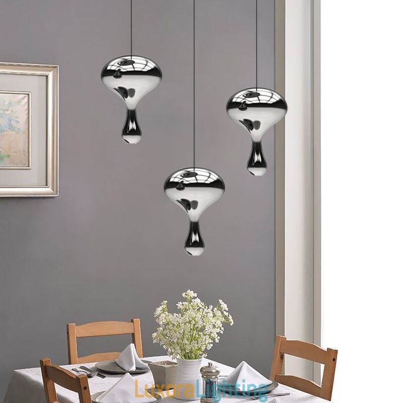 Designer Touch Decorative Creative Pendant Light Modern Simple Electroplated Glass Small Ceiling Light
