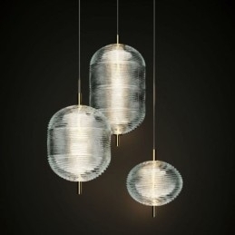 Designer Touch Decorative Water Ripple Pendant Light Modern Minimalist Wrought Iron Ceiling Light