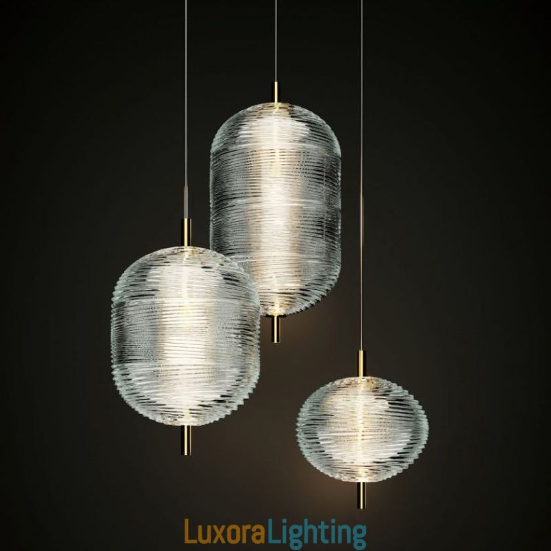 Designer Touch Decorative Water Ripple Pendant Light Modern Minimalist Wrought Iron Ceiling Light