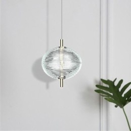 Designer Touch Decorative Water Ripple Pendant Light Modern Minimalist Wrought Iron Ceiling Light