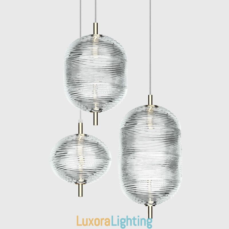 Designer Touch Decorative Water Ripple Pendant Light Modern Minimalist Wrought Iron Ceiling Light