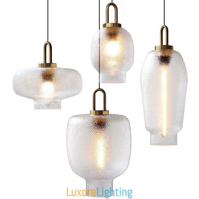 Designer Touch Decorative Frosted Glass Pendant Light Modern Minimalist Wrought Iron Ceiling Light
