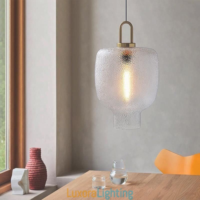 Designer Touch Decorative Frosted Glass Pendant Light Modern Minimalist Wrought Iron Ceiling Light
