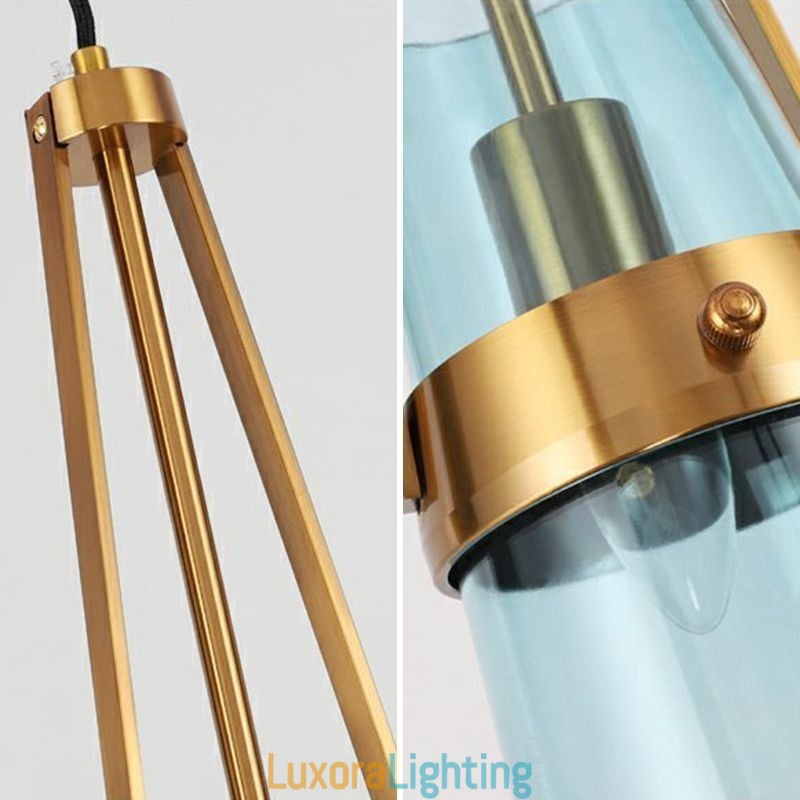 Designer Touch Decorative Water Drop Glass Pendant Light Modern Minimalist Wrought Iron Small Ceiling Light