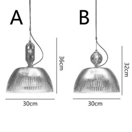 Designer Touch Decorative Pleated Skirt Glass Pendant Light Modern Minimalist Wrought Iron Small Ceiling Light