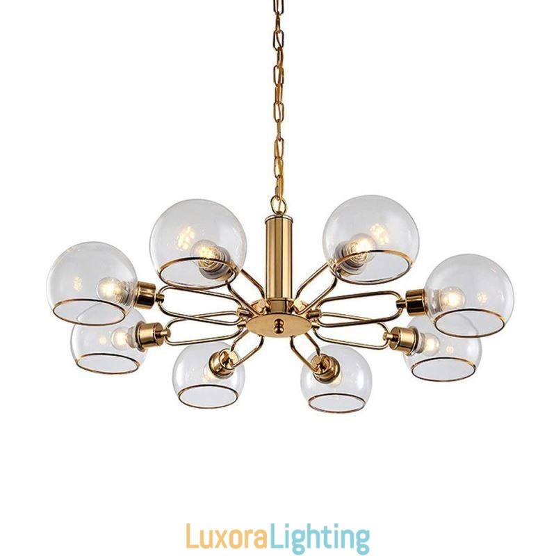 Designer Touch Decorative Glass Pendant Light Modern Minimalist Wrought Iron Ceiling Light
