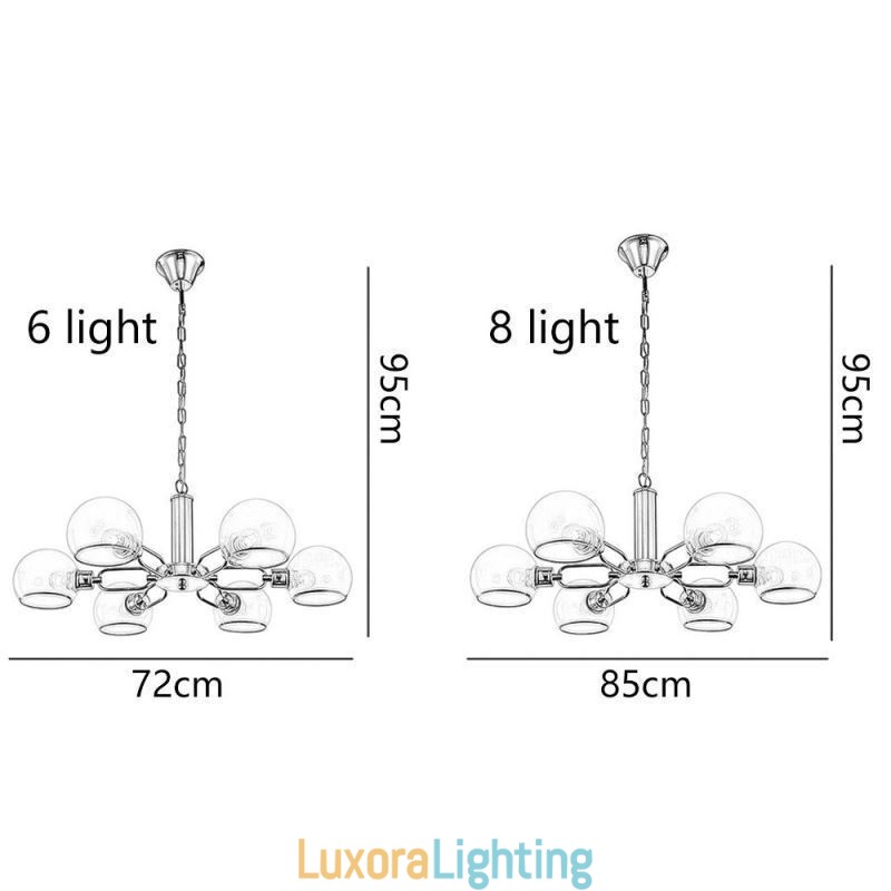 Designer Touch Decorative Glass Pendant Light Modern Minimalist Wrought Iron Ceiling Light