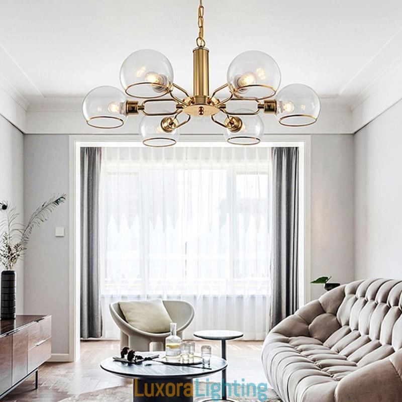 Designer Touch Decorative Glass Pendant Light Modern Minimalist Wrought Iron Ceiling Light