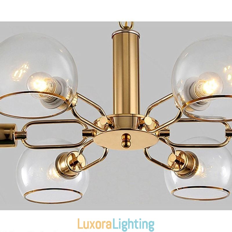 Designer Touch Decorative Glass Pendant Light Modern Minimalist Wrought Iron Ceiling Light