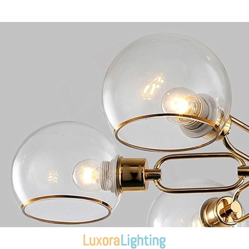 Designer Touch Decorative Glass Pendant Light Modern Minimalist Wrought Iron Ceiling Light