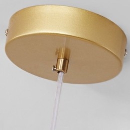 Designer Touch Decorative Pendant Light Modern Simple Magic Beans Molecular Wrought Iron Glass Ceiling Light