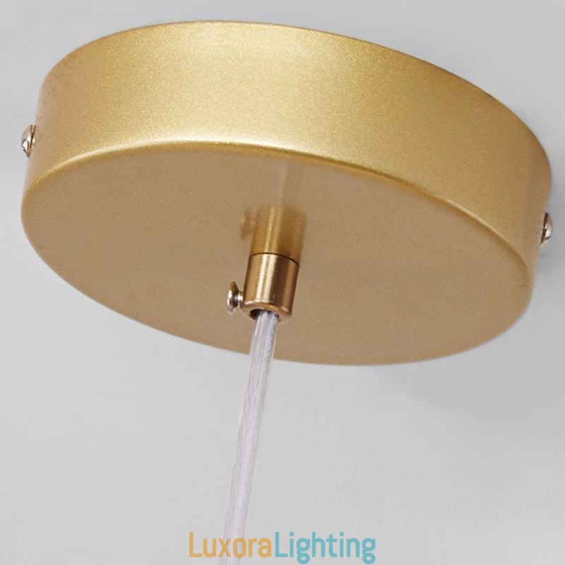 Designer Touch Decorative Pendant Light Modern Simple Magic Beans Molecular Wrought Iron Glass Ceiling Light