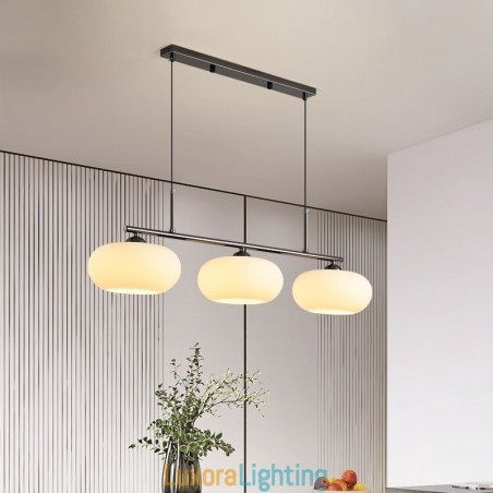 Designer Touch Decorative Nordic Glass Pendant Light Creative Wrought Iron Ceiling Light