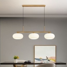 Designer Touch Decorative Nordic Glass Pendant Light Creative Wrought Iron Ceiling Light