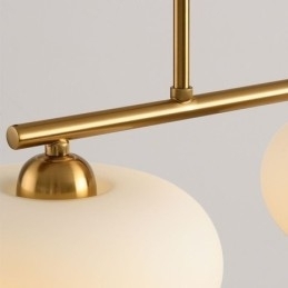 Designer Touch Decorative Nordic Glass Pendant Light Creative Wrought Iron Ceiling Light