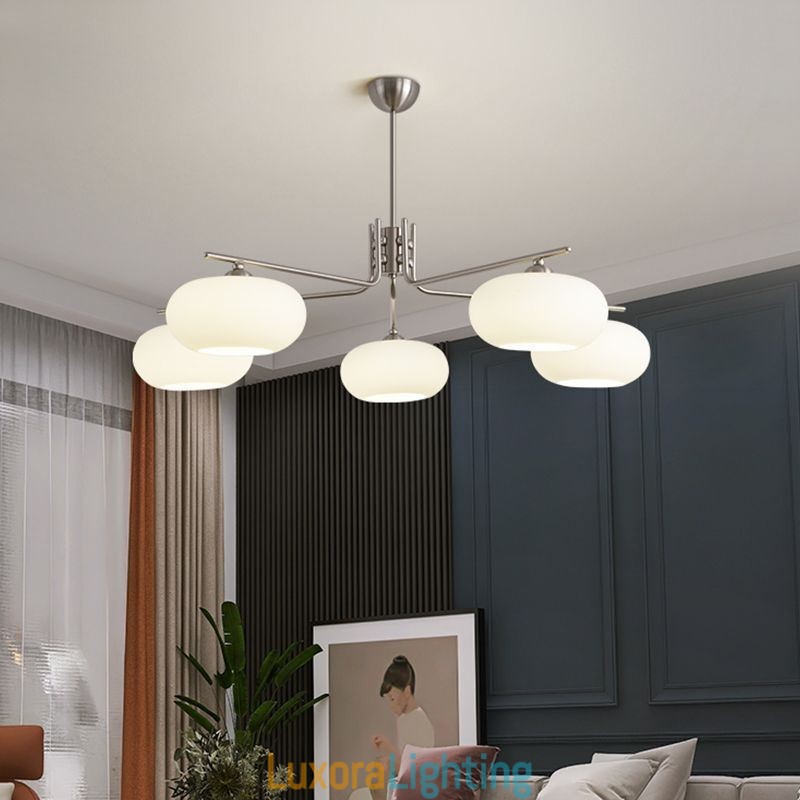 Designer Touch Decorative Nordic Glass Pendant Light Creative Wrought Iron Ceiling Light