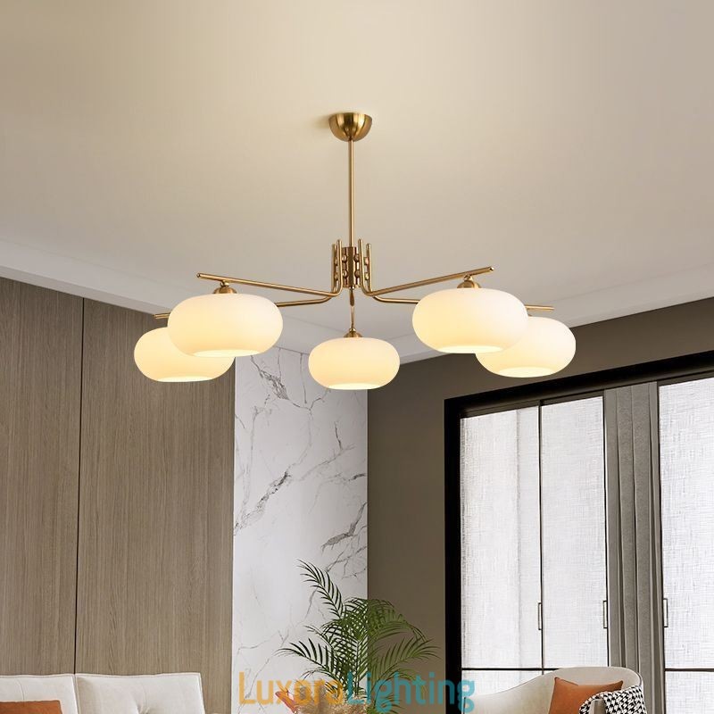Designer Touch Decorative Nordic Glass Pendant Light Creative Wrought Iron Ceiling Light