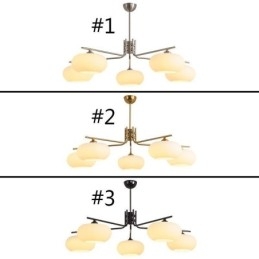 Designer Touch Decorative Nordic Glass Pendant Light Creative Wrought Iron Ceiling Light