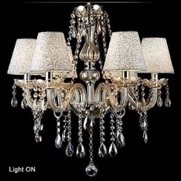 Designer Touch Decorative Modern Contemporary Classic Vintage Crystal Electroplated Glass Chandelier