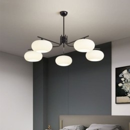Designer Touch Decorative Nordic Glass Pendant Light Creative Wrought Iron Ceiling Light