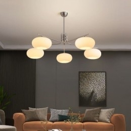 Designer Touch Decorative Nordic Glass Pendant Light Creative Wrought Iron Ceiling Light