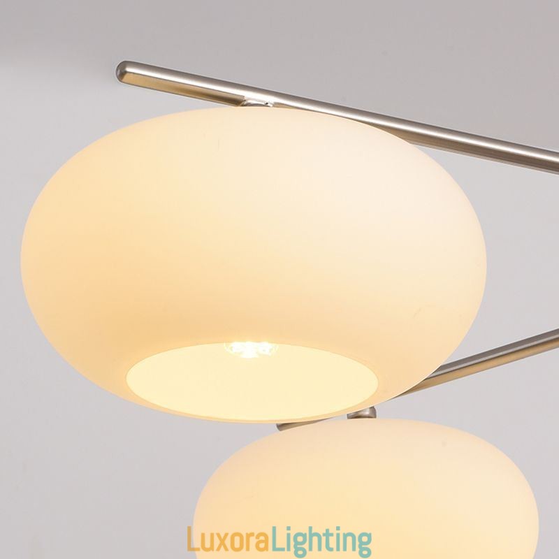 Designer Touch Decorative Nordic Glass Pendant Light Creative Wrought Iron Ceiling Light