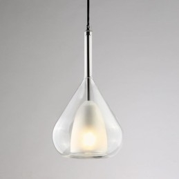 Designer Touch Decorative Pendant Light Modern Minimalist Double Glass Ceiling Lights