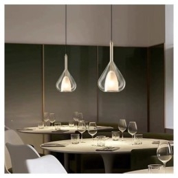 Designer Touch Decorative Pendant Light Modern Minimalist Double Glass Ceiling Lights