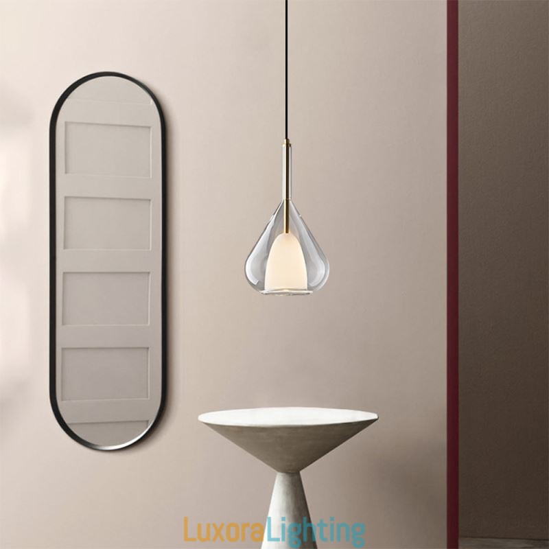Designer Touch Decorative Pendant Light Modern Minimalist Double Glass Ceiling Lights