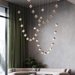 Designer Touch Decorative Creative Glass Pendant Light Pavilion Ceiling Lights