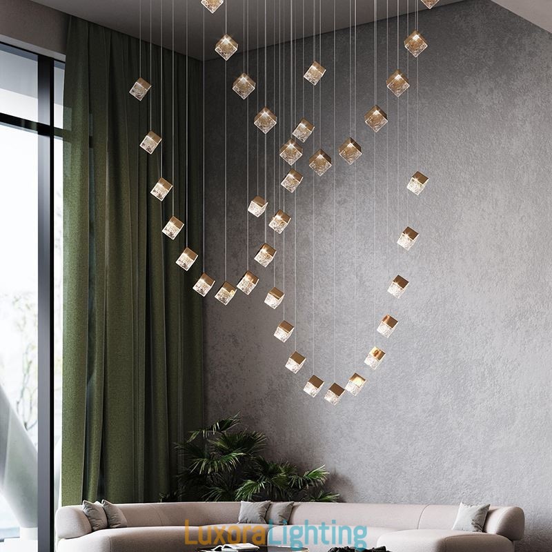 Designer Touch Decorative Creative Glass Pendant Light Pavilion Ceiling Lights