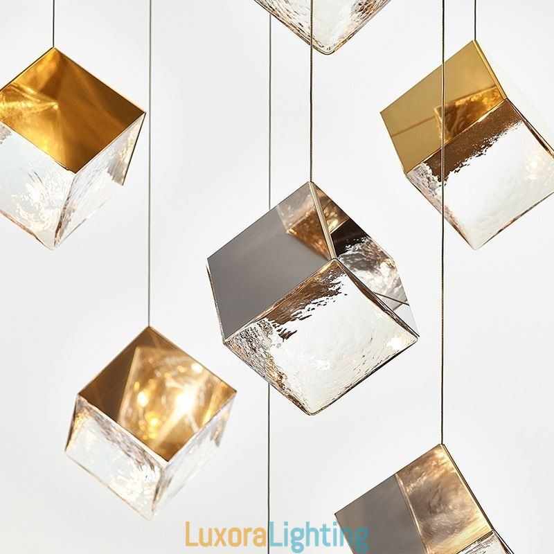 Designer Touch Decorative Creative Glass Pendant Light Pavilion Ceiling Lights