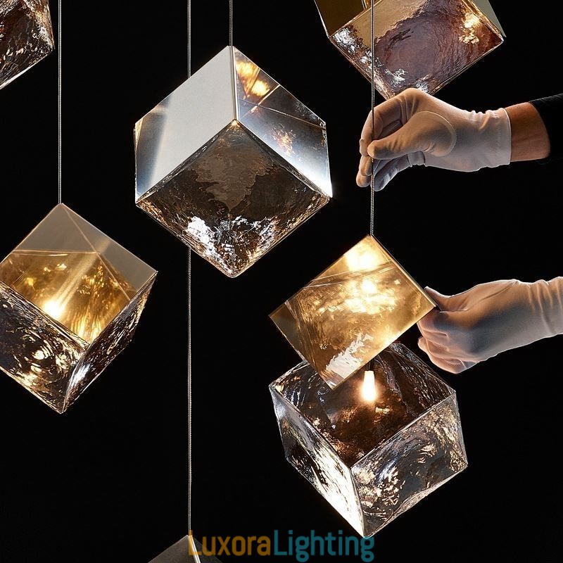 Designer Touch Decorative Creative Glass Pendant Light Pavilion Ceiling Lights