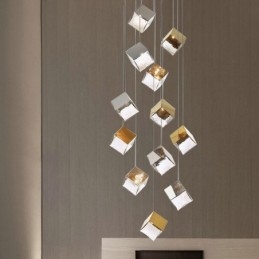 Designer Touch Decorative Creative Glass Pendant Light Pavilion Ceiling Lights