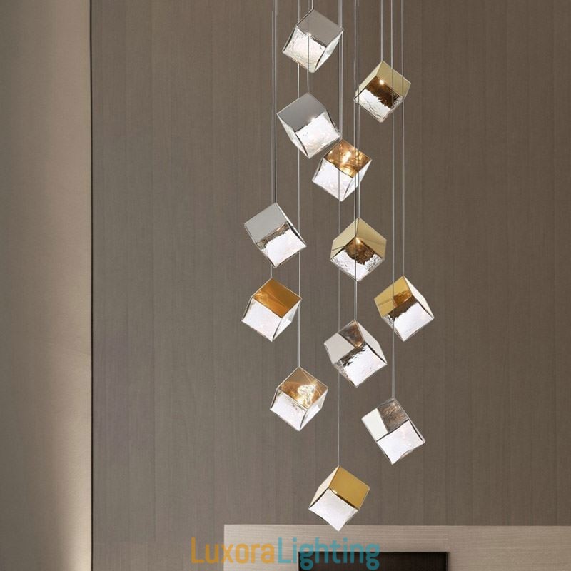 Designer Touch Decorative Creative Glass Pendant Light Pavilion Ceiling Lights