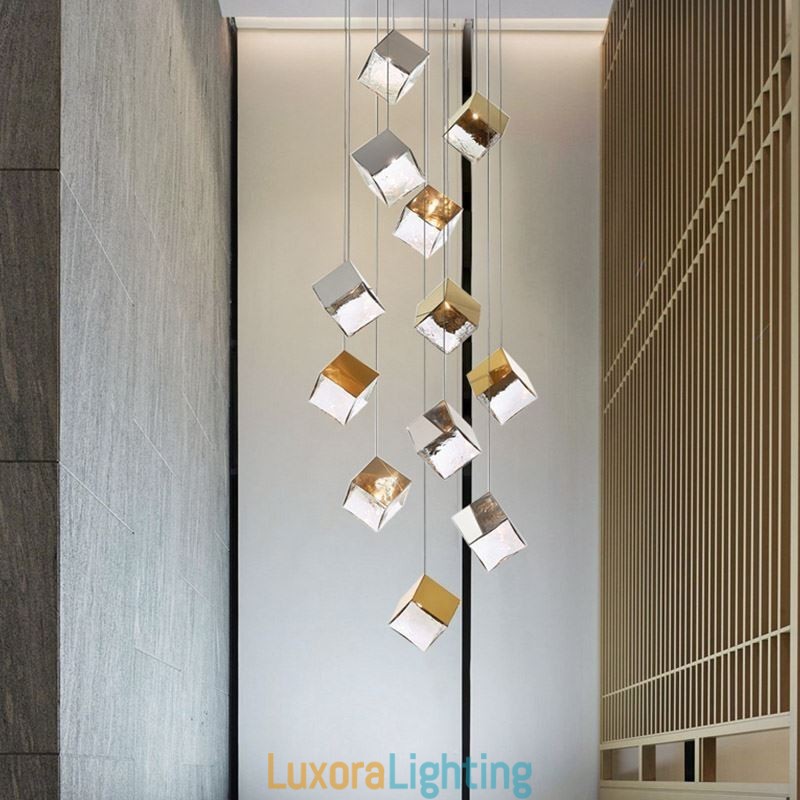 Designer Touch Decorative Creative Glass Pendant Light Pavilion Ceiling Lights