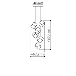 Designer Touch Decorative Creative Glass Pendant Light Pavilion Ceiling Lights