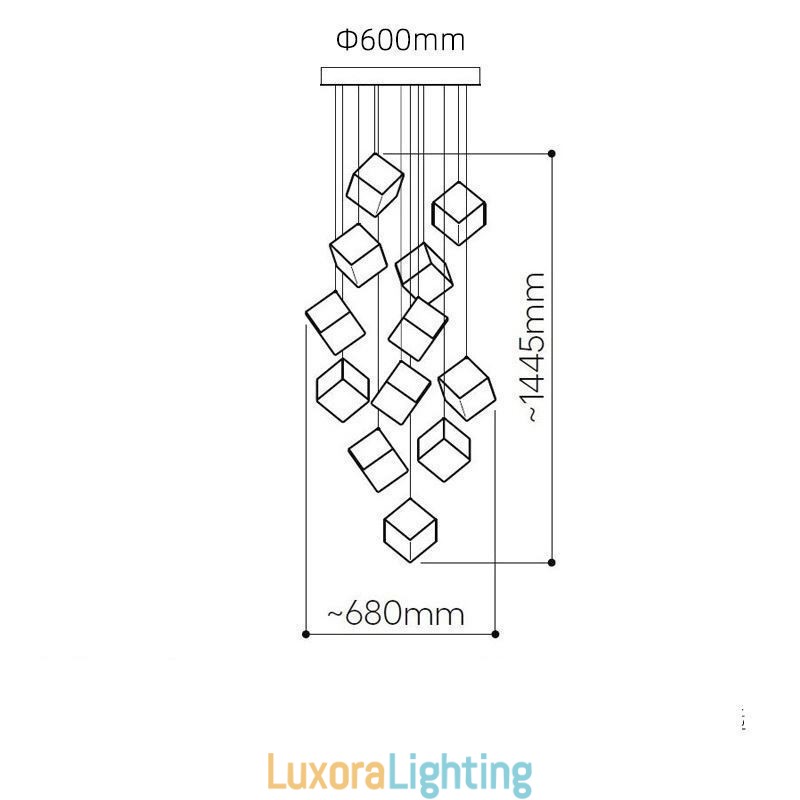 Designer Touch Decorative Creative Glass Pendant Light Pavilion Ceiling Lights